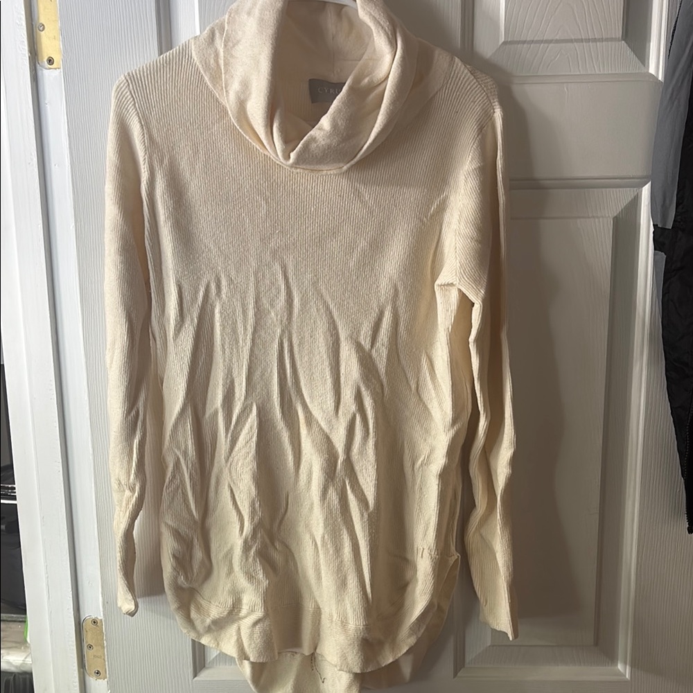 Cozy Cream Cowl Neck Sweater